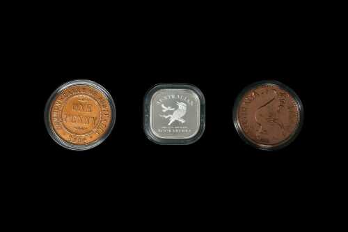 Square Penny Concept 2003 50c silver proof set, 1/2oz