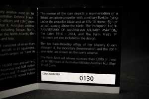 100th Anniversary of Military Aviation 2014 $1 silver proof coin, 1oz - 4