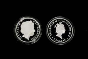 Black Caviar Perfection $1 silver proof two-coin set - 2