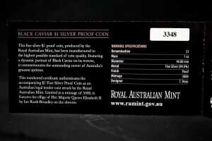 Black Caviar Perfection $1 silver proof two-coin set - 4