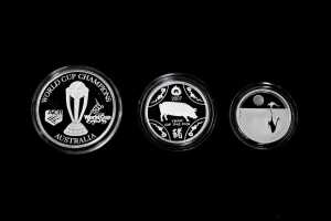 Three silver coins