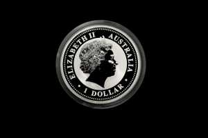 The Australian Kookaburra Silver Coin Series 2007 gilded edition $1 specimen silver coin, 1oz - 2