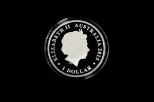 25th Anniversary Australian Kookaburra 2015 $1 silver proof coin, 1oz - 2