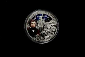 Peter Lalor 2014 $1 silver proof coin, 25g, .925 silver