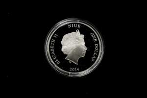 Peter Lalor 2014 $1 silver proof coin, 25g, .925 silver - 2