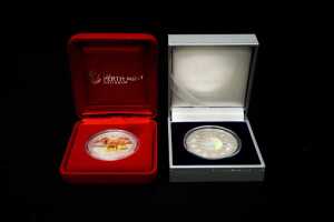 Two Lunar New Year 999 silver coins totalling 35.55g - 3