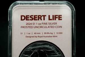 2024 Desert Life one ounce silver coin. - 4