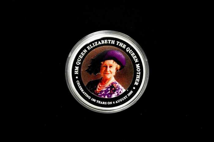 100 years of the Queen Mother 2000 one troy ounce silver coin