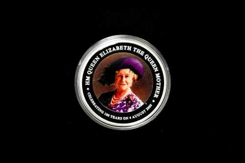 100 years of the Queen Mother 2000 one troy ounce silver coin