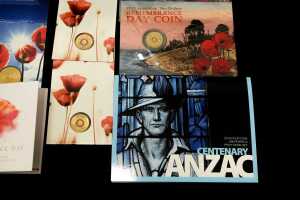 Group of assorted remembrance collectable coins and PNCs - 5