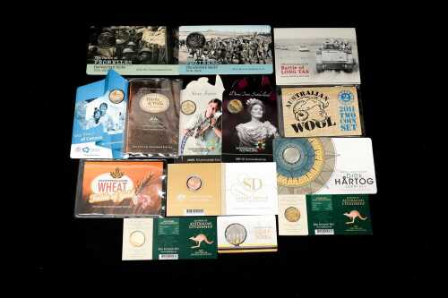 Group of Australian decimal mint coins