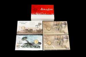 Group of Australian decimal mint coins