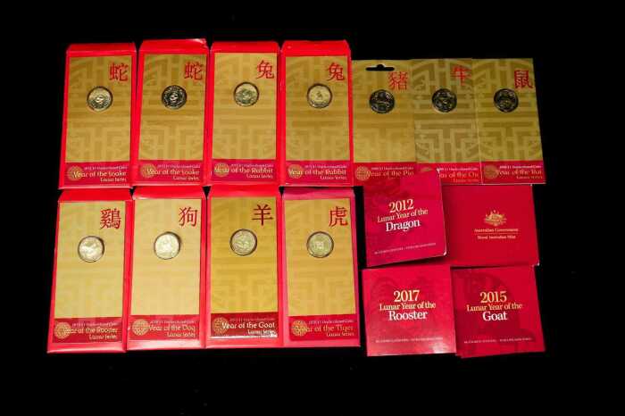 Group of Royal Australian Mint - Lunar New Year commemorative coins