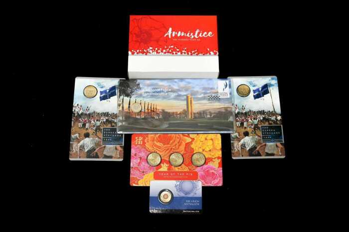 Group of Australian decimal mint coins