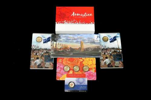 Group of Australian decimal mint coins