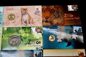 Group of animal-themed collectable coins and PNCs - 3