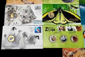 Group of animal-themed collectable coins and PNCs - 4