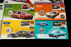 Group of motor racing-themed collectable coins and PNCs - 5