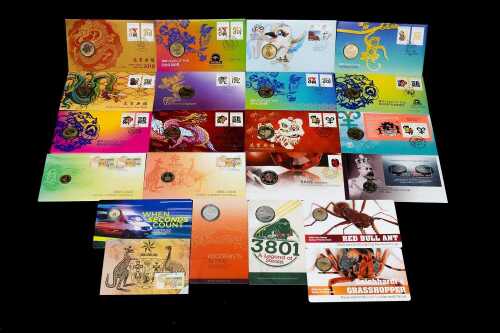 Group of assorted collectable coins and PNC