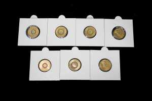 Group of Australian decimal coloured $2 coins