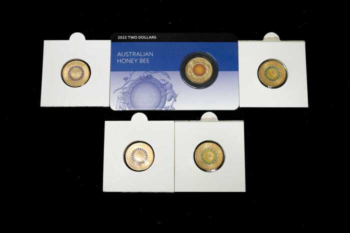 Group of Australian decimal coloured $2 coins