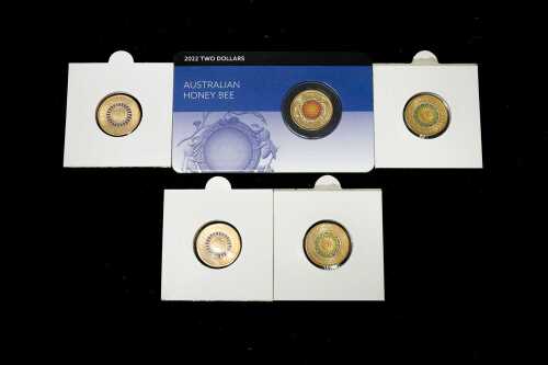 Group of Australian decimal coloured $2 coins
