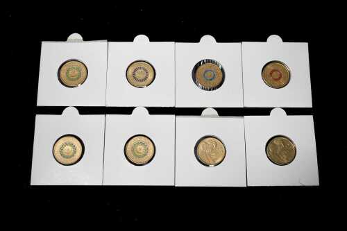 Group of Australian decimal coloured $2 coins