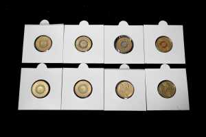 Group of Australian decimal coloured $2 coins