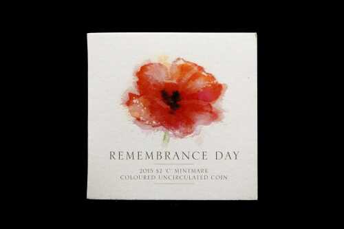 2015 C mint mark Remembrance Day $2 coin