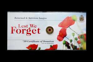 2012 Red Poppy $2 coin