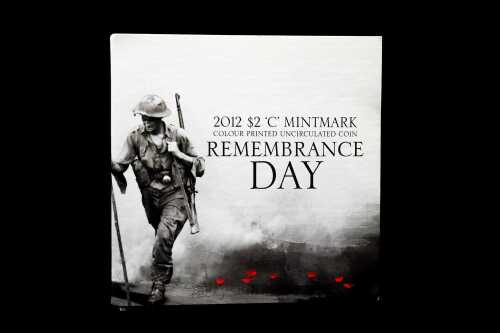 2012 C mint mark Remembrance Day $2 coin