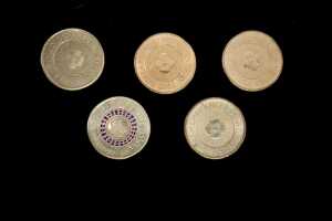 Group of Australian coloured $2 coins - 2