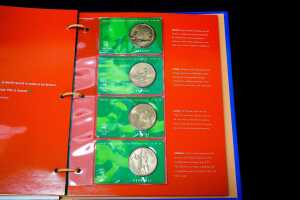 2000 Sydney Olympics coin collection of $5 coins. - 5