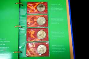 2000 Sydney Olympics coin collection of $5 coins. - 8