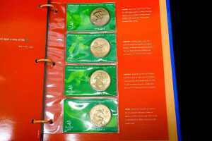 2000 Sydney Olympics coin collection of $5 coins. - 9