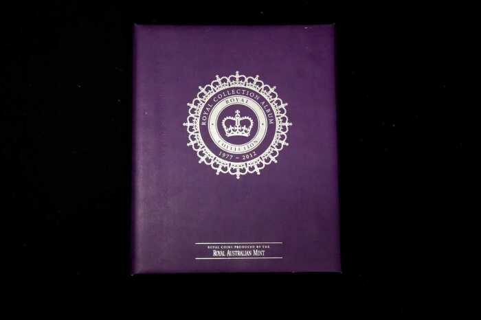Royal Collection coin and PNC album, partially complete