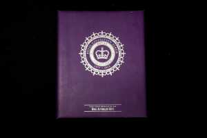 Royal Collection coin and PNC album, partially complete