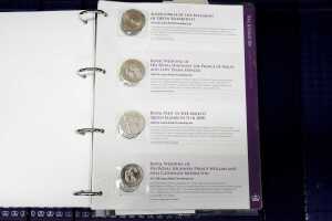 Royal Collection coin and PNC album, partially complete - 2