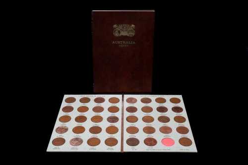 Dansco Penny album including 1925 and 1946. pre-decimal Australian coins