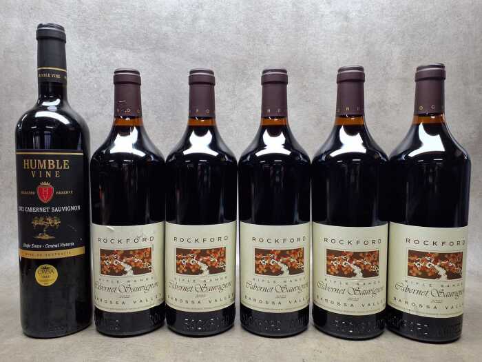 Mixed Cabernet Sauvignon wine, six bottles