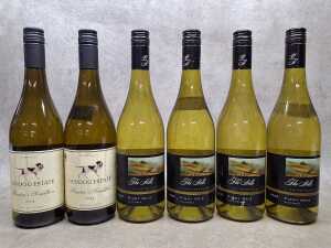 Mixed white wine, six bottles