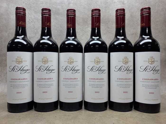 St Hugo Coonawarra Cabernet Sauvignon 2021, six bottles