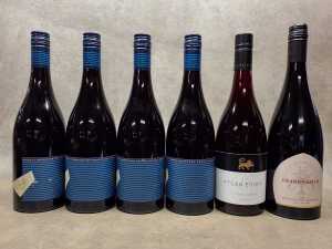 Mixed Pinot Noir, six bottles