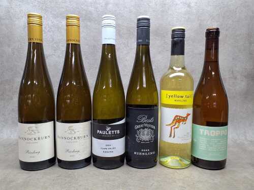 Mixed Riesling, six bottles