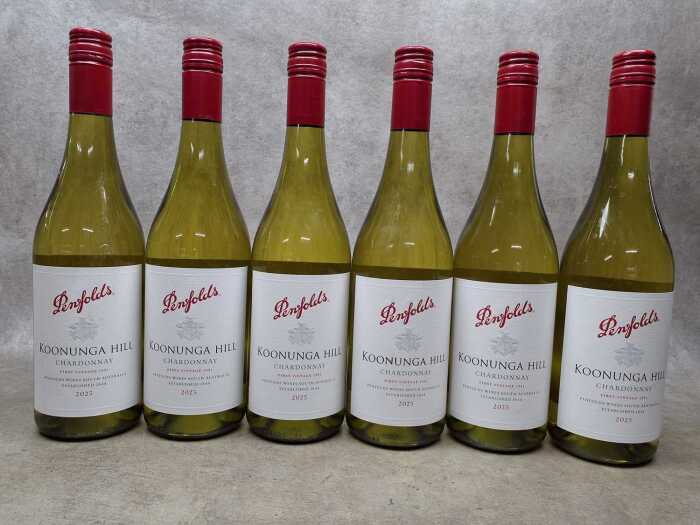 Penfolds Koonunga Hill Chardonnay 2025, six bottles