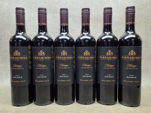 Pirramimma Heritage Limited Edition Shiraz 2023, six bottles