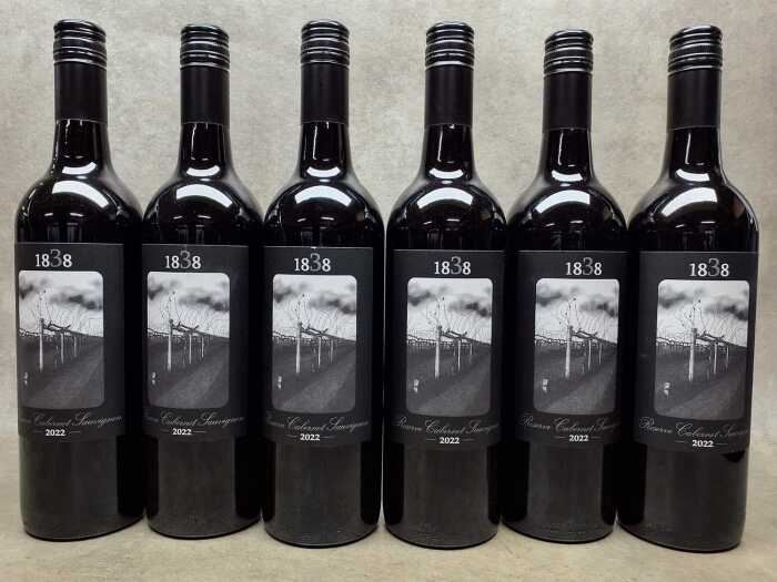 1838 Reserve Cabernet Sauvignon, six bottles