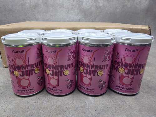 Curatif Passionfruit Mojito cocktails - 24 x 130ml cans