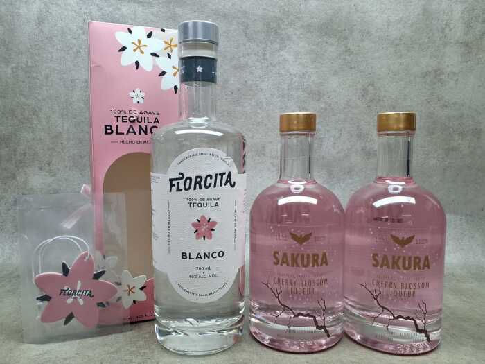 Mixed alcoholic drinks, three bottles