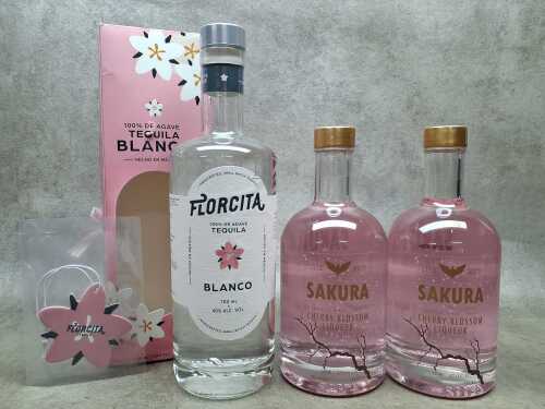 Mixed alcoholic drinks, three bottles